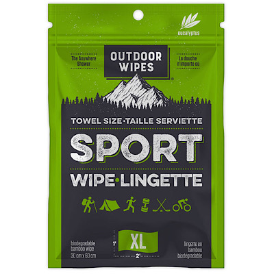 Outdoor Wipes XL (30x60cm) Eucalyptus