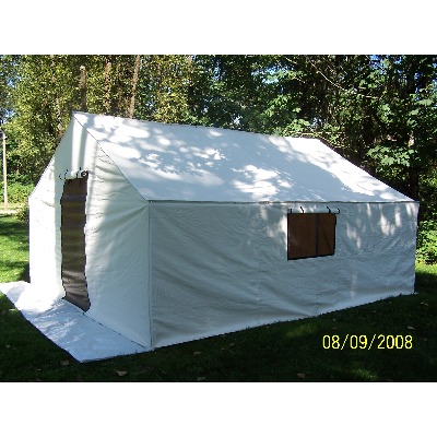 DEAKIN "Insulated" Canvas Wall Tent 12 x 14 x 5 ft c/w carry bag