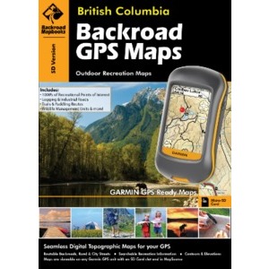 BACKROAD GPS Map SD Card (All British Columbia)