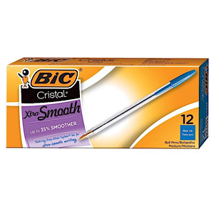 BIC Ballpoint Pen, Medium 1.0mm (Box of 12)