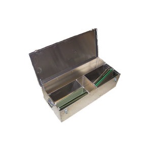 ALUMINUM Office Box 10"x16"x37" with Roll Compartment