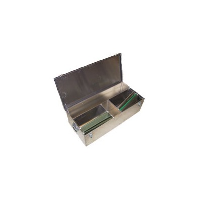 ALUMINUM Office Box 10"x16"x37" with Roll Compartment
