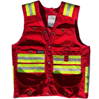 DEAKIN Nylon Cordura Reflective Cruiser Vest