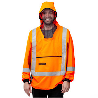 The Original Hi-Vis Bug Shirt (Orange w/reflective tape)