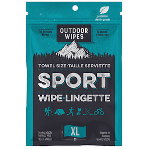 Outdoor Wipes XL (30x60cm) Peppermint