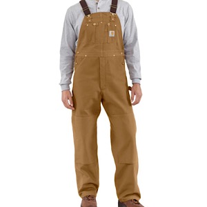 CARHARTT Men's R01 Duck Bib Overall Unlined
