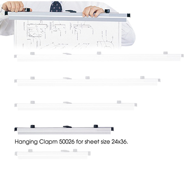 SAFCO 50026 24" Binder Map Clamp (SALE ITEM)