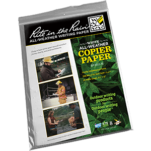 RITE IN THE RAIN All-Weather Copier Paper 8.5" x 11" 25 Sheet Pack
