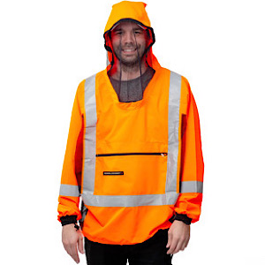 The Original Hi-Vis Bug Shirt (Orange w/reflective tape)