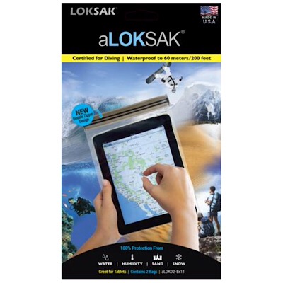 ALOKSAK 8" x 11" Waterproof Storage Bags 2/pk