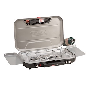 COLEMAN Even Temp 3-Burner Propane Stove with Griddle