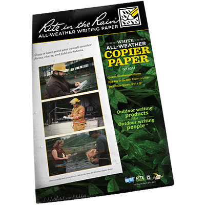 RITE IN THE RAIN 8514 All-Weather Copier Paper (8.5x14") 200 Sheet Pack