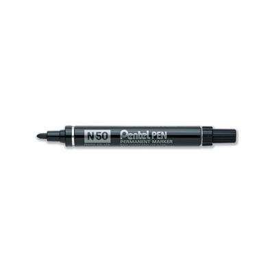 PENTEL N50-A Black Permanent Bullet Tip Marker