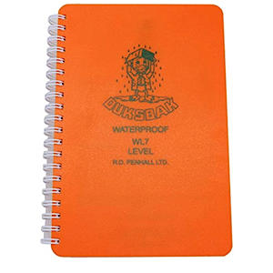 DUKSBAK Waterproof coil bound book