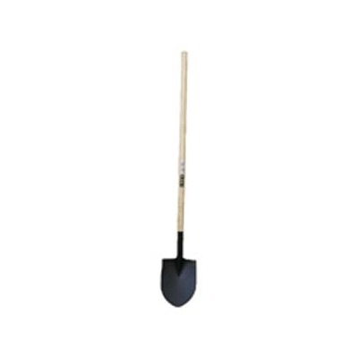 GH Shovel Round Point 48" Wood Long Handle