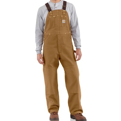 CARHARTT Men's R01 Duck Bib Overall Unlined