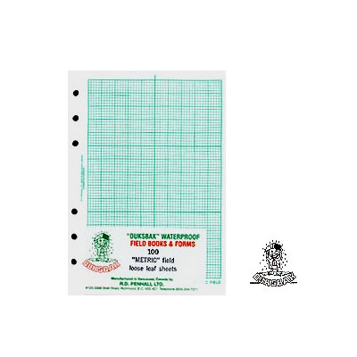 DUKSBAK Waterproof Field Sheets 4" x 6 1/2"