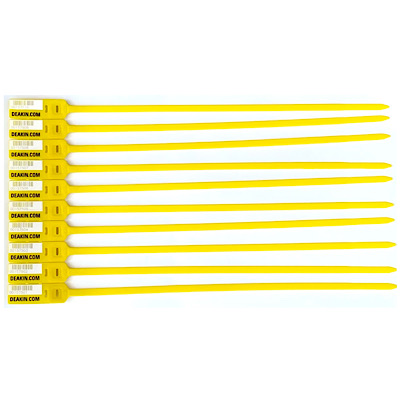 DEAKIN Numbered Locking Security Ties /100