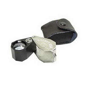 GROBET 10X Hand Lens (with built-in LED light)