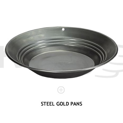 Estwing Steel Gold Pans 10"