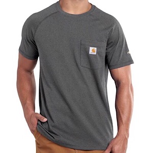 Carhartt 100410 Force® Cotton Delmont Short-Sleeve T-Shirt