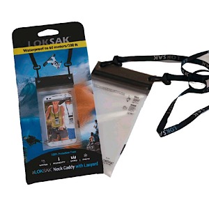 ALOKSAK 3.9" x 7" Waterproof Storage Bag with Lanyard