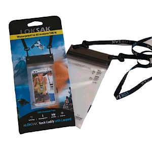 ALOKSAK 3.9" x 6.5" Waterproof Storage Bag with Lanyard