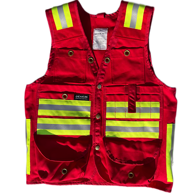 DEAKIN Cotton Canvas Reflective Cruiser Vest