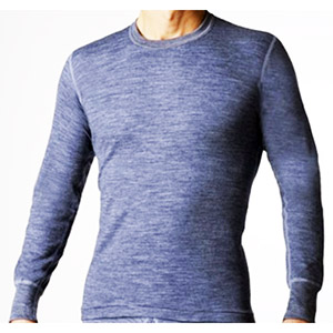 Stanfield's 8813 Merino Wool Long Underwear Shirt Charcoal