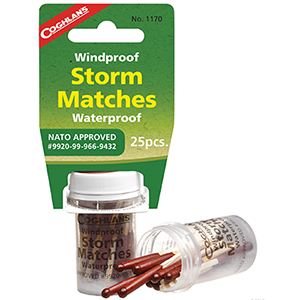 COGHLAN'S 1170 Wind/Waterproof Storm Matches