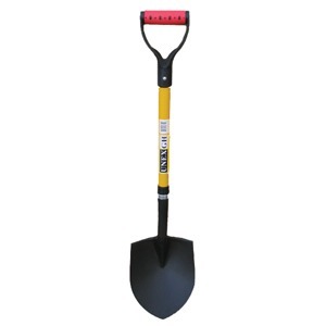 GH Shovel Round Point 28" FiberGlass D-handle