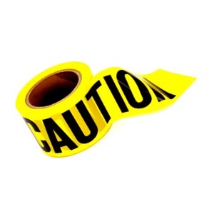 STONEBLAZE CAUTION Flagging Tape 3" x 1000' Yellow