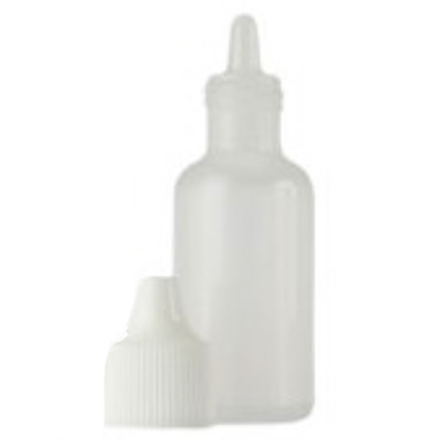 Plastic 2 oz Acid Dropper Bottle