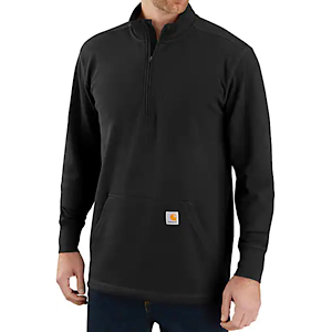 CARHARTT 104428 Heavyweight LS 1/2 Zip Thermal Shirt