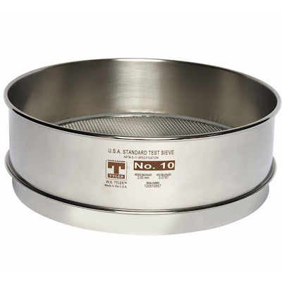 TYLER 8" All Stainless Steel Sieve